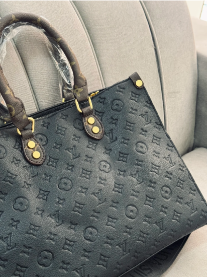 861 TOTE LV SIGNATURE NEGRO/ CAFÉ