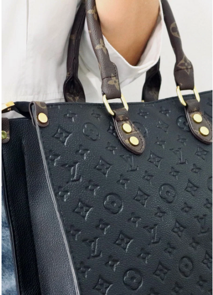 861 TOTE LV SIGNATURE NEGRO/ CAFÉ