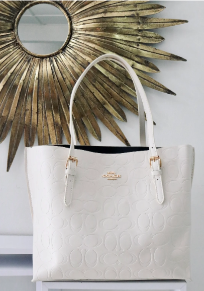 908-TOTE COACH BEIGE