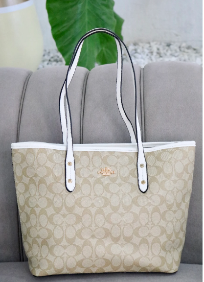 C90-TOTE COACH BLANCO