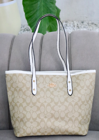 C90-TOTE COACH BLANCO