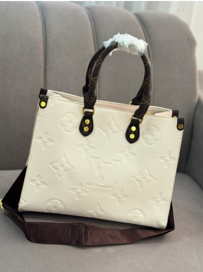 860 TOTE LV MONOGRAM GRANDE BIEGE/ CAFE