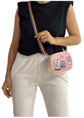 DB0661- COACH MINNIE BAG- ROSABEIGE