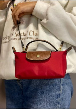RA-04 MINI BAG LONA-ROJO
