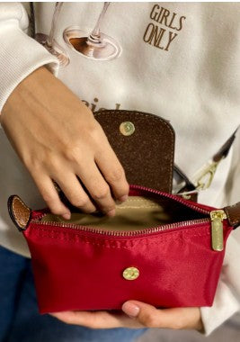 RA-04 MINI BAG LONA-ROJO