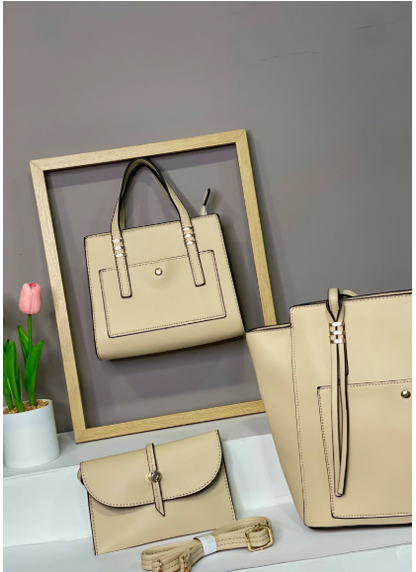 RA-05 BOLSO EN TRIO BEIGE
