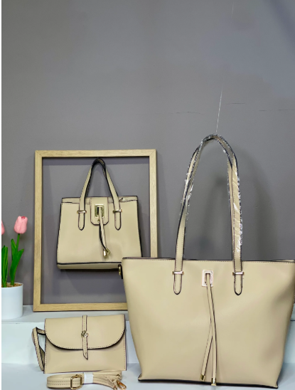 RA-07 BOLSO EN TRIO BEIGE