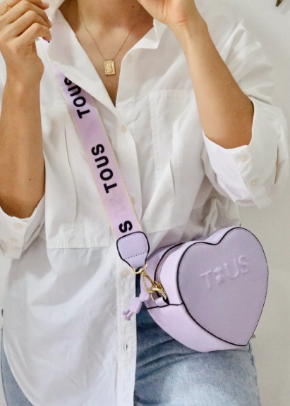 V539 MANOS LIBRES TOUS CORAZÓN LILA